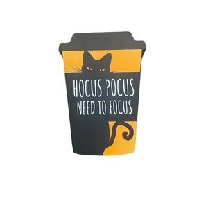 Hocus Pocus Need To Focus Wooden Block Sign.